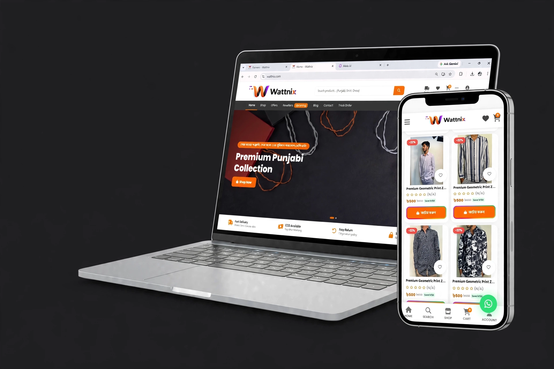 ঐতিহ্যে আভিজাত্য, স্টাইলে Wattnix