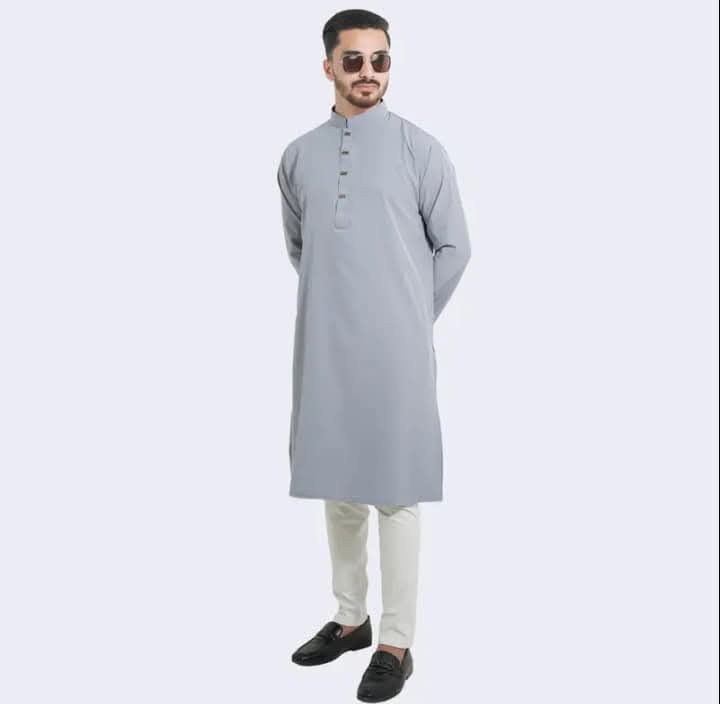 Comfort China MicroStretch Fabric Solit Premium Panjabi