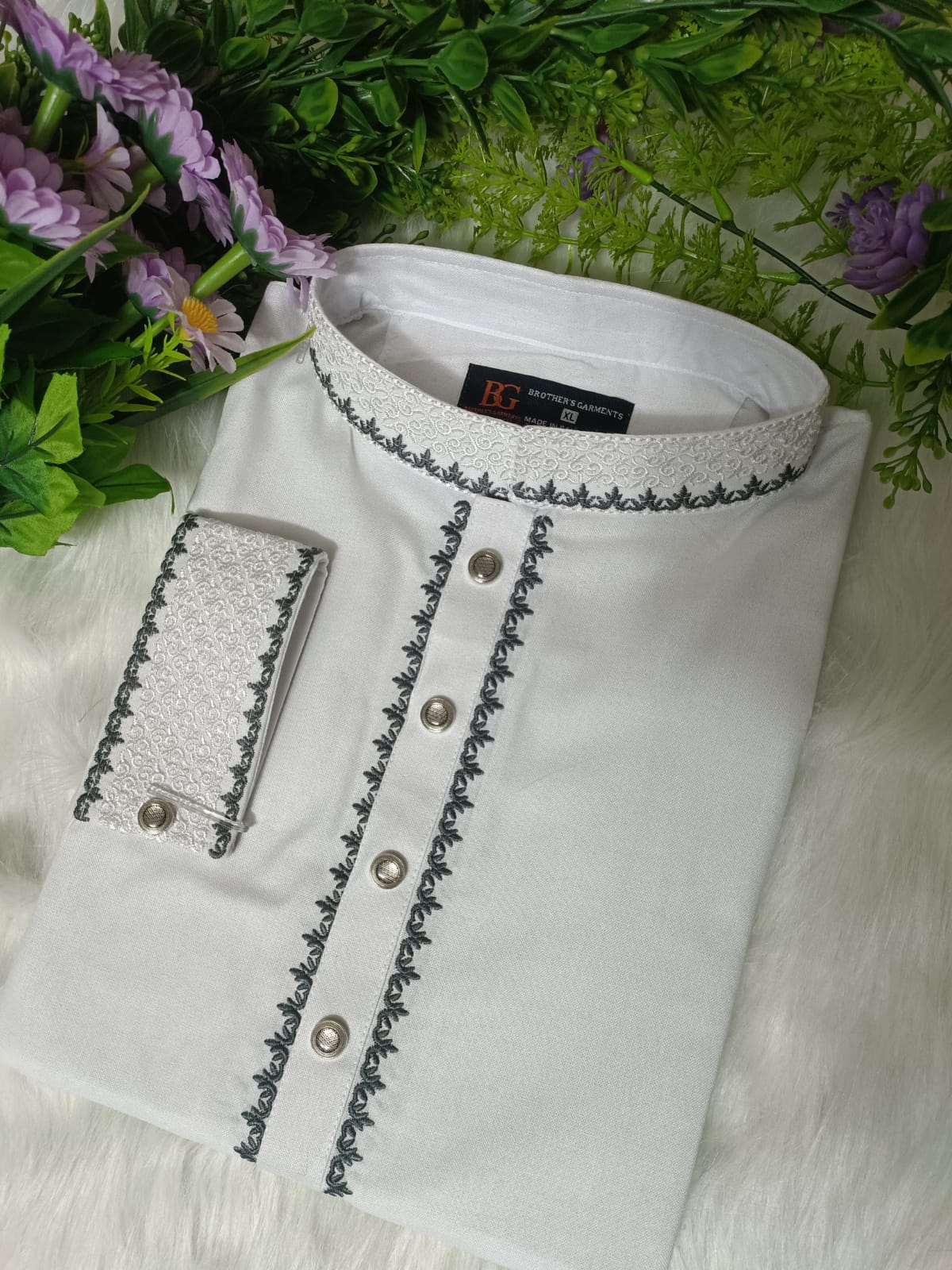Premium Black Panjabi with Exclusive Embroidery Work